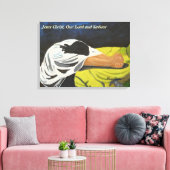 Jezus Christus, Onze Heer en Verlosser Canvas Afdruk (Insitu (Woonkamer))