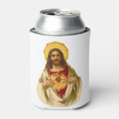 Jezus Christus onze Lord Sacred Heart Blikjeskoeler (Blikje Voorkant)