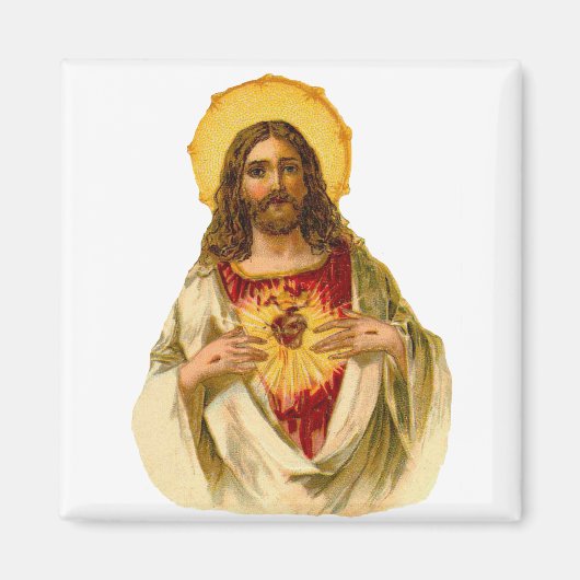 Jezus Christus onze Lord Sacred Heart Magneet (Voorkant)