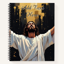 Jezus Christus Onze Verlosser | Zwart en Goud
