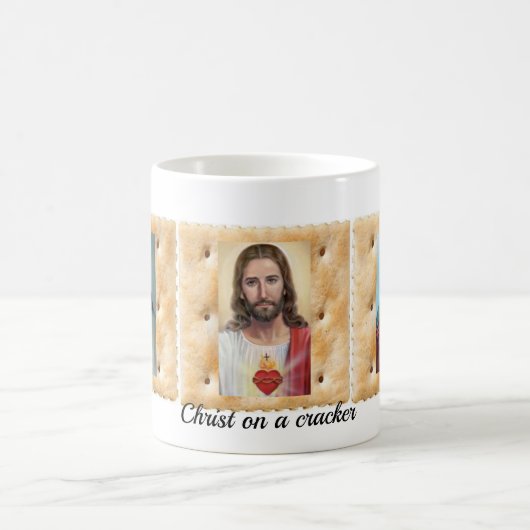 Jezus Christus op een Soda Cracker Cup Koffee Mok (Center)