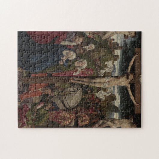 Jezus Christus op het kruis Legpuzzel (Horizontaal)