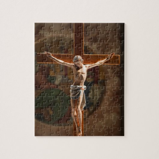 Jezus Christus op het kruis Legpuzzel (Verticaal)