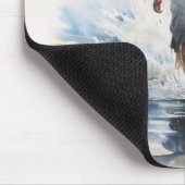 Jezus Christus op het water, Christelijk #10 Muismat (Hoek)