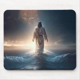 Jezus Christus op het water, Christelijk #11 Muismat