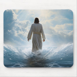Jezus Christus op het water, Christelijk #7 Muismat
