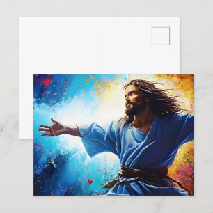 Jezus Christus opstanding Briefkaart