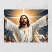 Jezus Christus opstanding Briefkaart (Voorkant)
