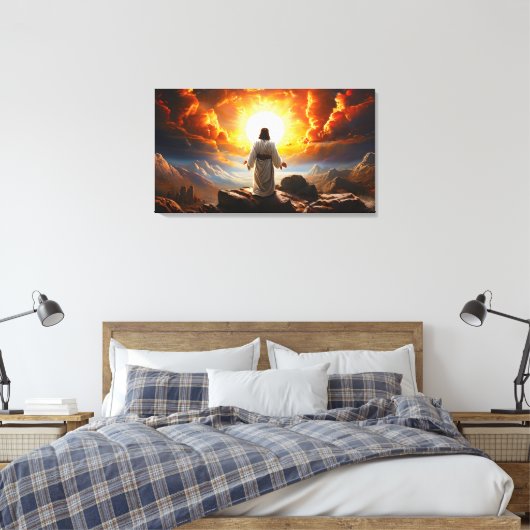 Jezus Christus opstanding Canvas Afdruk (Insitu (Slaapkamer))