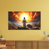 Jezus Christus opstanding Canvas Afdruk (Insitu (Woonkamer))
