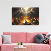 Jezus Christus opstanding Canvas Afdruk (Insitu (Woonkamer))