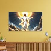 Jezus Christus opstanding Canvas Afdruk (Insitu (Woonkamer))