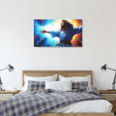Jezus Christus opstanding Canvas Afdruk (Insitu (Slaapkamer))