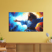 Jezus Christus opstanding Canvas Afdruk (Insitu (Woonkamer))