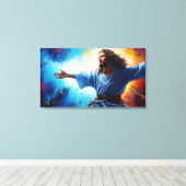 Jezus Christus opstanding Canvas Afdruk (Insitu (Houten vloer))