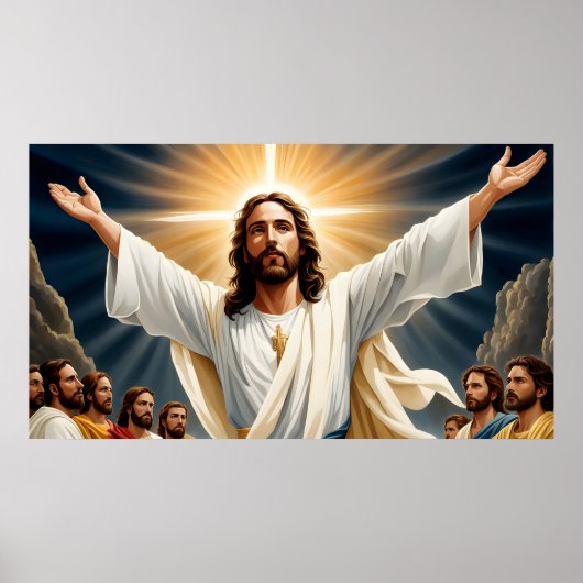 Jezus Christus opstanding Poster (Voorkant)