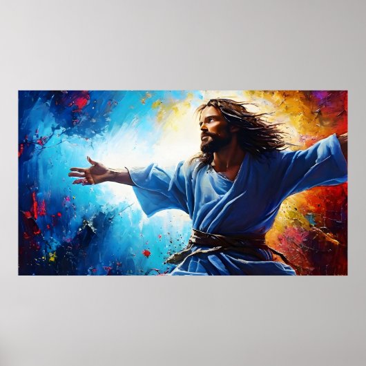 Jezus Christus opstanding Poster (Voorkant)