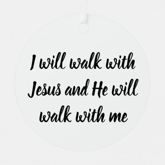 Jezus Christus Ornament (Voorkant)