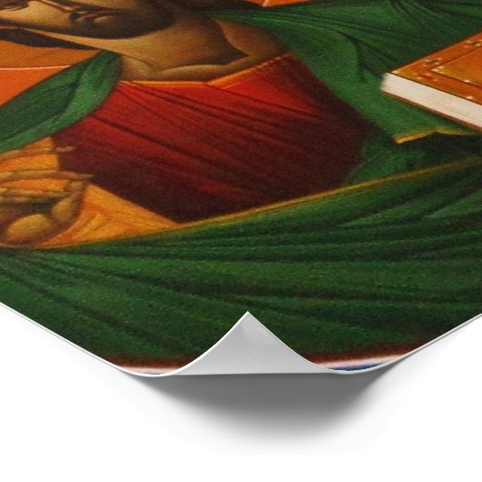 Jezus Christus Orthodox Christelijk Icon schilderi Poster (Hoek)