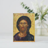 Jezus Christus orthodox Christelijk pictogram Briefkaart (Staand voorkant)