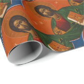 Jezus Christus orthodox Christelijk pictogram Cadeaupapier (Rol Hoek)