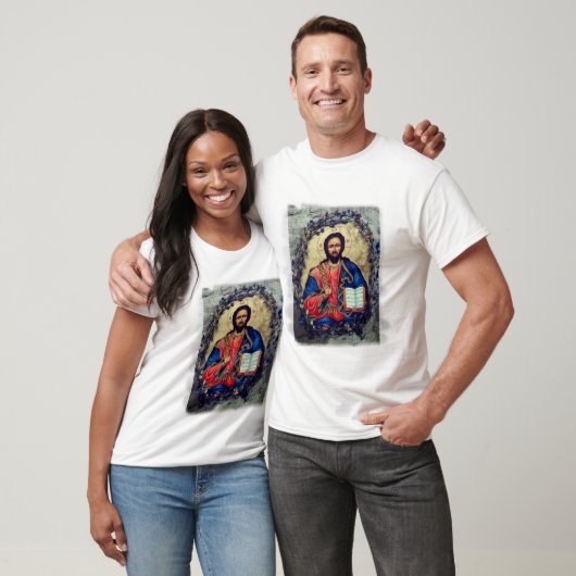 Jezus Christus orthodox icoon T-shirt (Unisex)