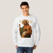 Jezus Christus orthodox nieuw T-shirt (Voorkant volledig)
