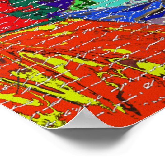 Jezus Christus Outer Space Galaxy Cosmos Zon Poster (Hoek)