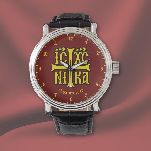  Jezus Christus Overwinnaar embleem Horloge (Creator heeft geüpload)