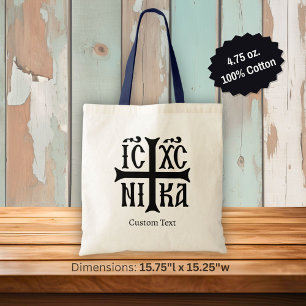Jezus Christus Overwinnaar Embleem Tote Bag