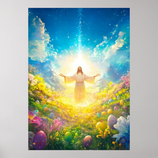 Jezus Christus Paasheropleving Poster (Voorkant)