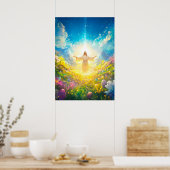 Jezus Christus Paasheropleving Poster (Keuken)