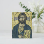 Jezus Christus Pantocrator Briefkaart (Staand voorkant)
