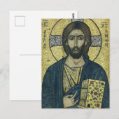 Jezus Christus Pantocrator Briefkaart (Voorkant / Achterkant)