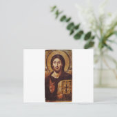Jezus Christus Pantocrator Christelijk Pictocon Briefkaart (Staand voorkant)