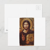 Jezus Christus Pantocrator Christelijk Pictocon Briefkaart (Voorkant / Achterkant)