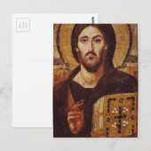 Jezus Christus Pantocrator Christelijk Pictocon Briefkaart (Voorkant / Achterkant)