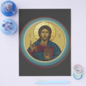 Jezus Christus Pantocrator Flyer (Enkel)