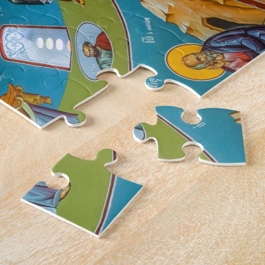 Jezus Christus Pantocrator, Heer van alle iconen Legpuzzel (Zijkant)