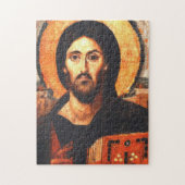 Jezus Christus Pantocrator, heerser van alle Byzan Legpuzzel (Verticaal)