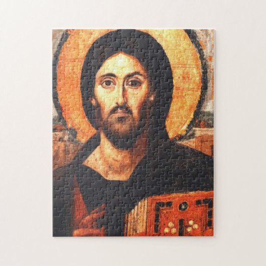 Jezus Christus Pantocrator, Heerser van Alles Byza Legpuzzel (Verticaal)