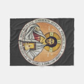Jezus Christus Pantocrator koepel van de Kerk Fleece Deken (Voorkant (Horizontaal))
