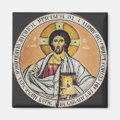 Jezus Christus Pantocrator koepel van de Kerk Magneet (Voorkant)