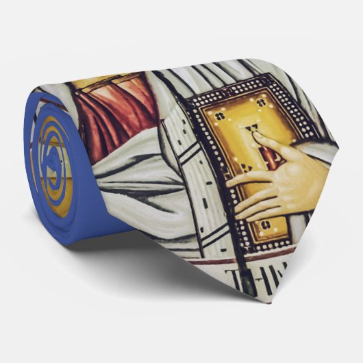 Jezus Christus Pantocrator koepel van de Kerk Stropdas (Opgerold)