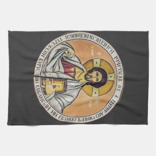Jezus Christus Pantocrator koepel van de Kerk Theedoek