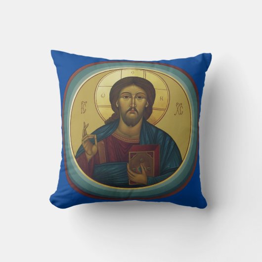 Jezus Christus Pantocrator  Kussen (Voorkant)
