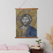 Jezus Christus Pantocrator l Orthodoxe Icoon, Hangend Wandkleed (Slaapkamer)