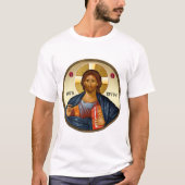 Jezus Christus Pantocrator nieuw T-shirt (Voorkant)