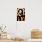 Jezus Christus Pantocrator Poster (Keuken)