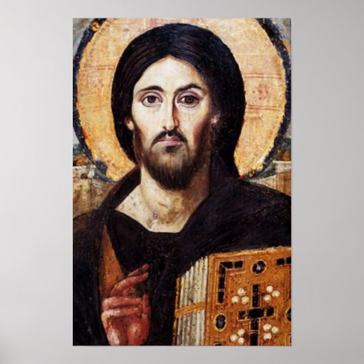 Jezus Christus Pantocrator Poster (Voorkant)